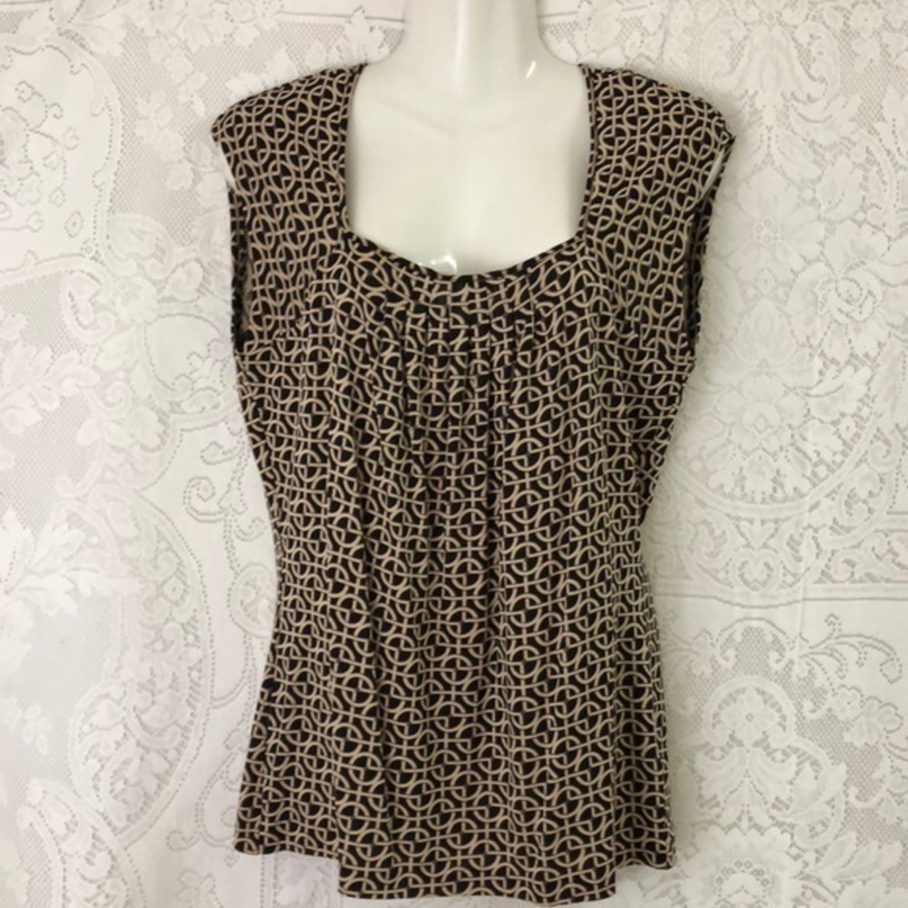 Classiques entier geometric tank top black M